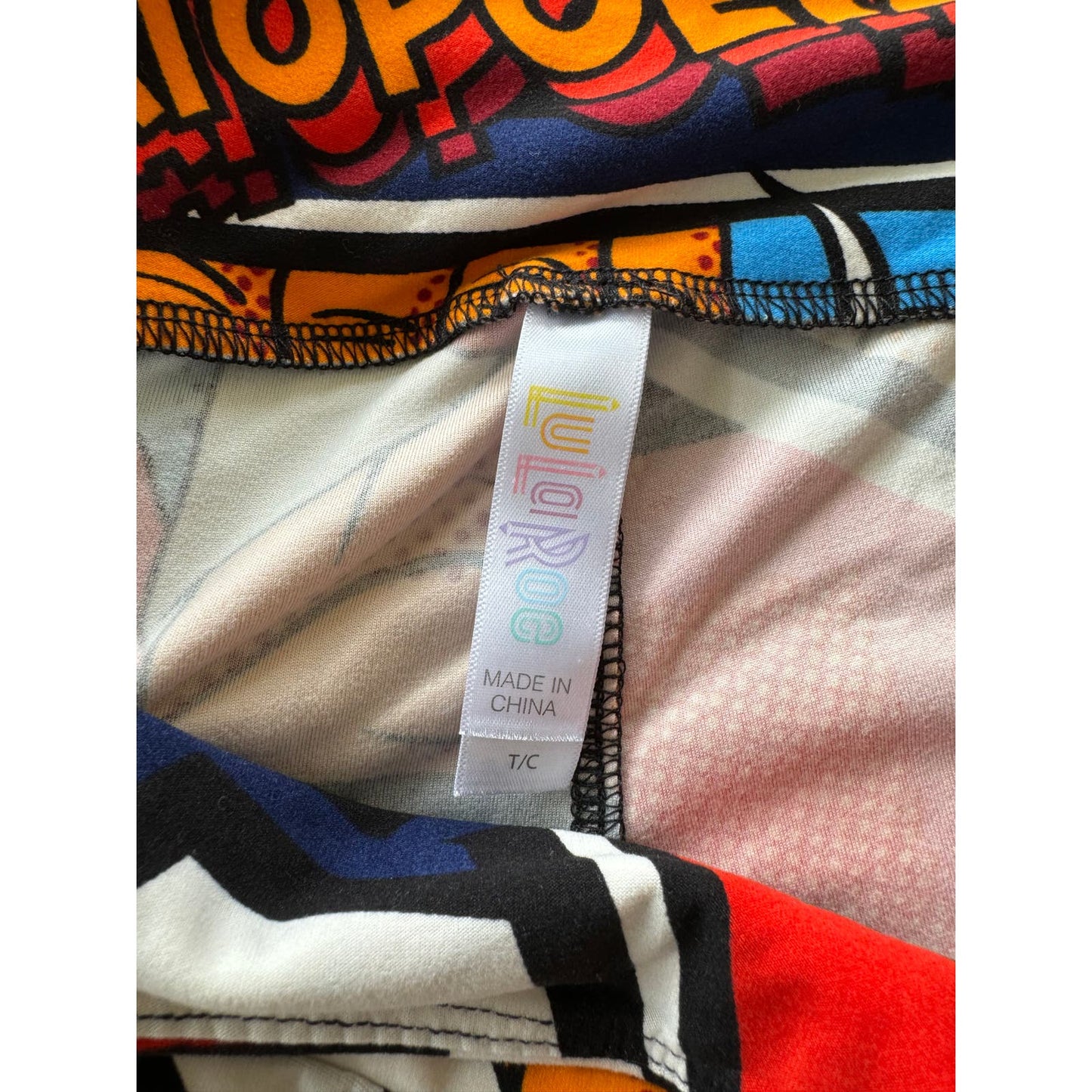 Lularoe Superhero Themed Leggings TC Tall and Curvy NWOT