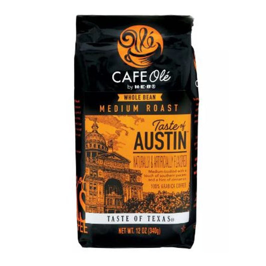 CAFE Olé by H‑E‑B Whole Bean Medium Roast Taste of Austin Coffee