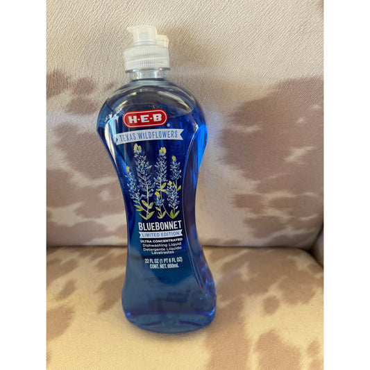 HEB Texas Wildflowers Bluebonnet Limited Edition Dishwashing Liquid