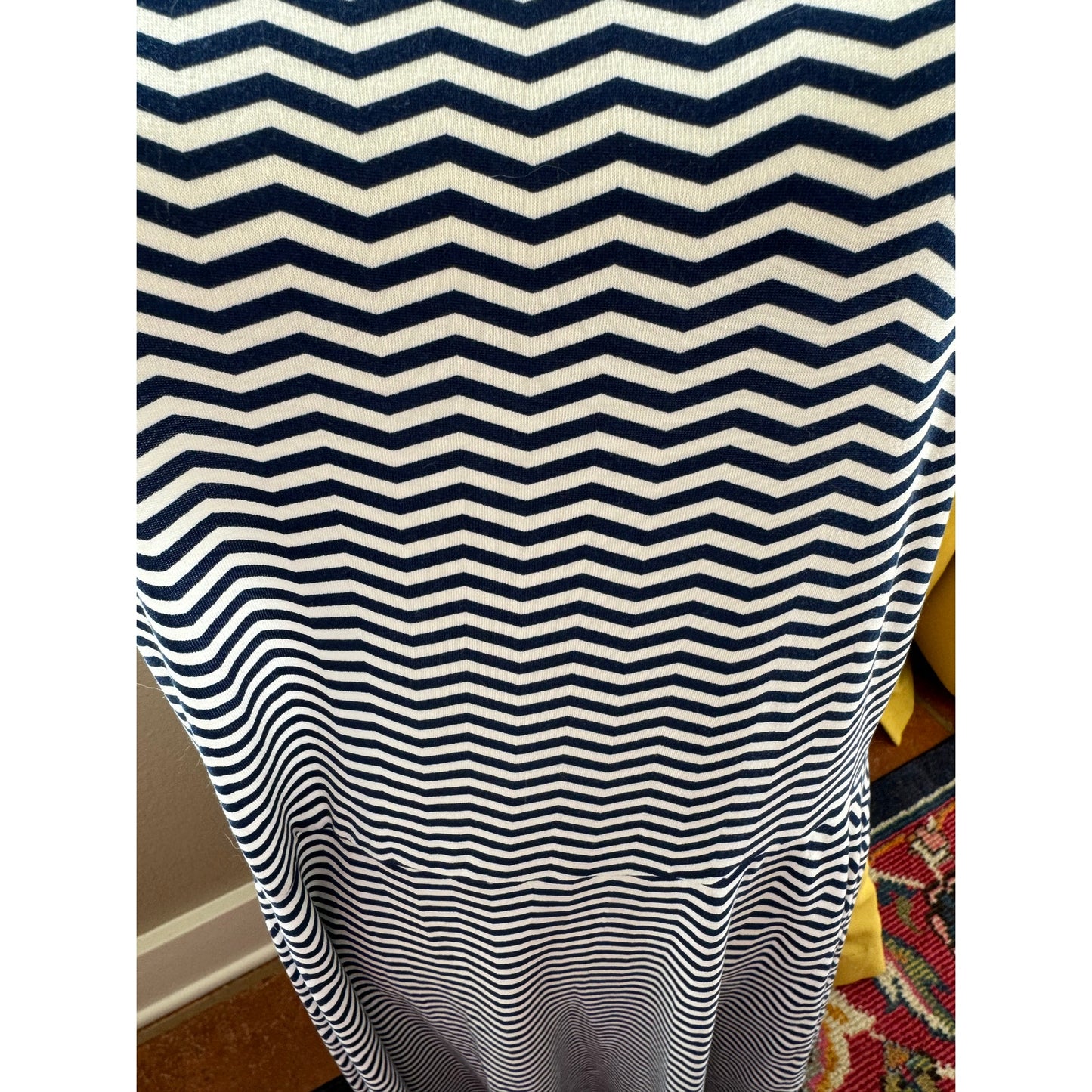 NWOT Blue Lularoe Striped  Sleeveless A-line Knee Length Dress 2XL