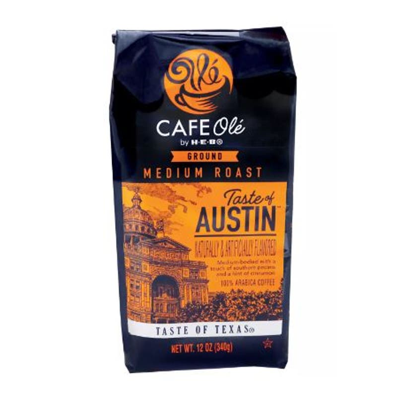 CAFE Olé by H‑E‑B Medium Roast Taste of Austin Ground Coffee